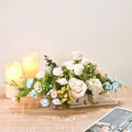 Klare Blumenvase aus Acryl