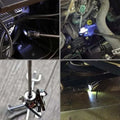 Einziehbarer magnetischer LED-Tonabnehmer