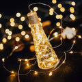 Weihnachts-Lichterkette aus Kupferdraht mit USB-Fernbedienung