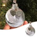 Weihnachts-Federball-Ornamente