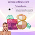 All-in-One-Highlight-, Lidschatten- und Rouge-Palette