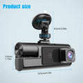 🚘3-Kanal-Dashcam vorne und hinten innen