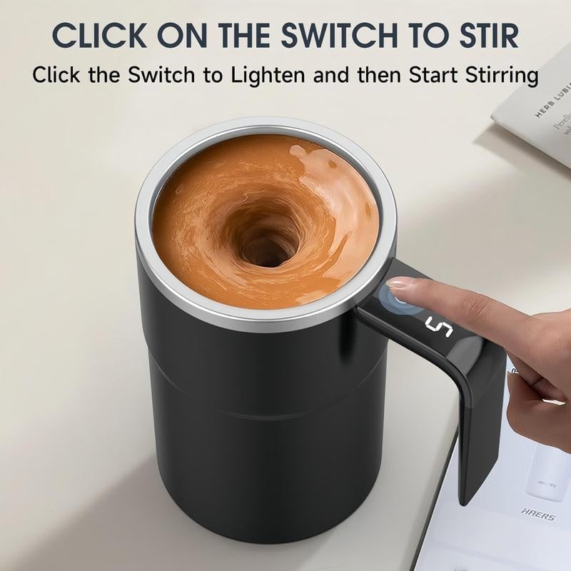 Selbstrührender Kaffeebecher mit Deckel Hauptbild