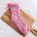 Cupcake-Socken aus Korallenfleece