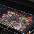 Wiederverwendbare, antihaftbeschichtete Grillbeutel aus Netzstoff