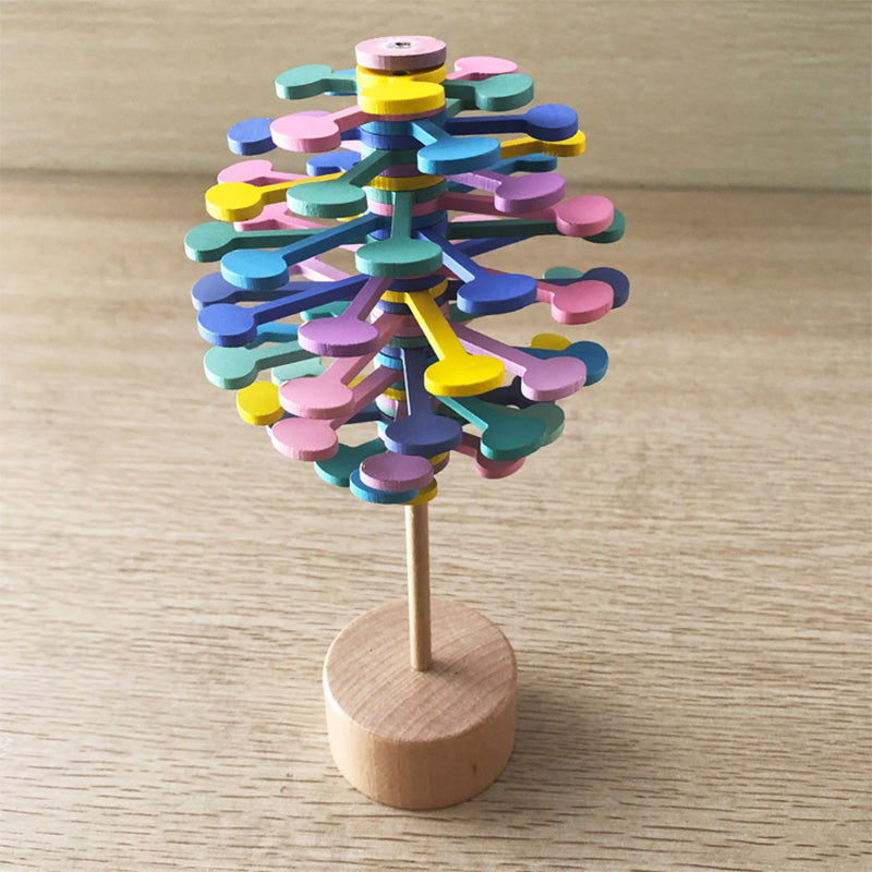 Rotierender Zauberstab aus Holz