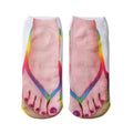 Socken mit Maniküre-Print