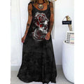 Loses Punk-Schädel-Kleid