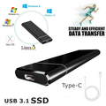 Ultraschnelle externe SSD-Festplatte