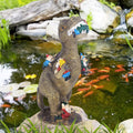 Kleine Dinosaurierstatue