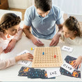 Montessori-Multiplikationsbrettspiel aus Holz