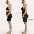 Figurformende kurze Leggings