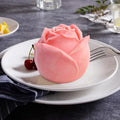 3D-Eiswürfelform aus Silikon in Rosenform
