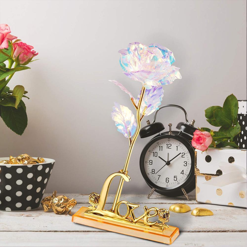 Bunte Galaxy Rose mit Liebe Zweitbild