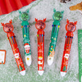 Niedliches Weihnachts-Glitzerstift-Set