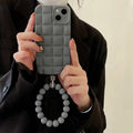 Mattetetierte Perlenarmbandhülle für das iPhone