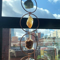 Rohkristall 7 Chakra Edelstein Wanddekoration