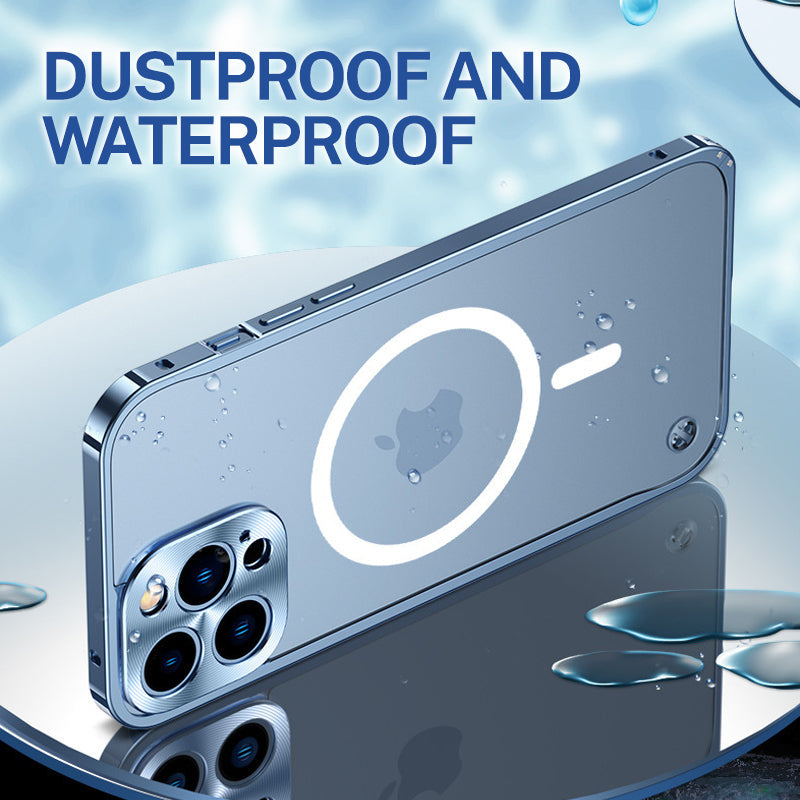 Magnetische Ladehülle mit Metallrahmen für das iPhone Zweitbild