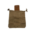 Bushcraft-Tasche aus Leder und Canvas