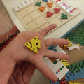 Holztisch-Farbrichtungsspiel für Kinder