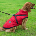 Wasserdichte Winterjacke mit integriertem Gurt