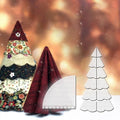 Handgefertigtes Weihnachtsbaum-Quilt-Set
