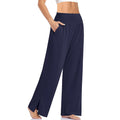 Lockere Yoga-Jogginghose für Damen mit weitem Bein