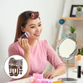 20-teiliges Make-up-Pinselset in Kaffeefarbe