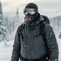 Winterliche winddichte Thermo-Fleece-Gesichtsmaske für Radfahren und Außenbereich-Sportarten