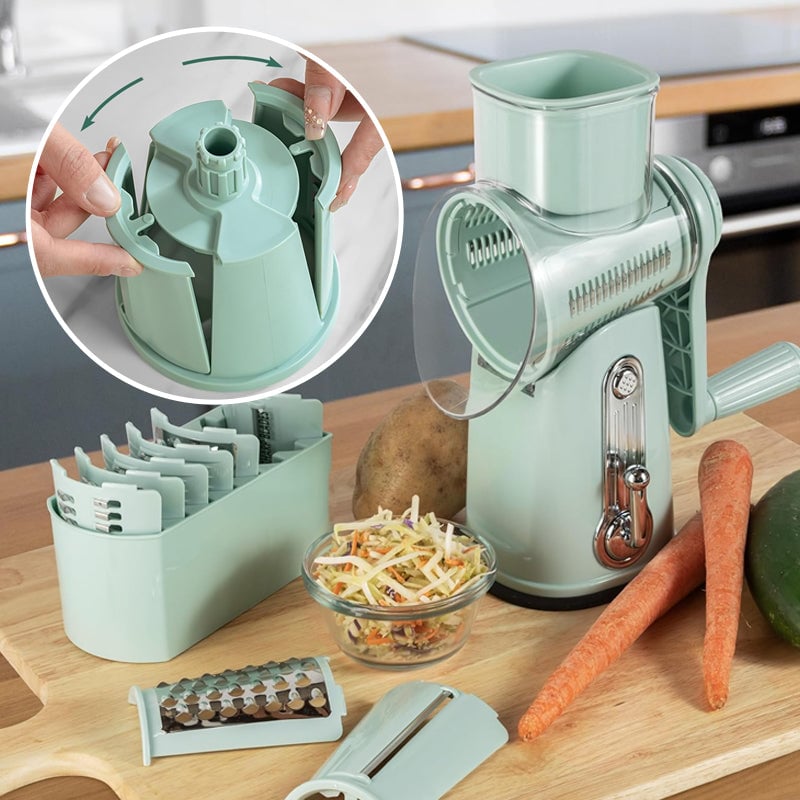 5-in-1-Käse-Gemüsereibe mit Griff Zweitbild