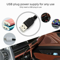Buntes romantisches USB-Nachtlicht an der Decke für Auto und Zuhause
