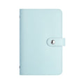 Sparbuch im A6-Format mit Druckknopf und Hochglanz-Finish