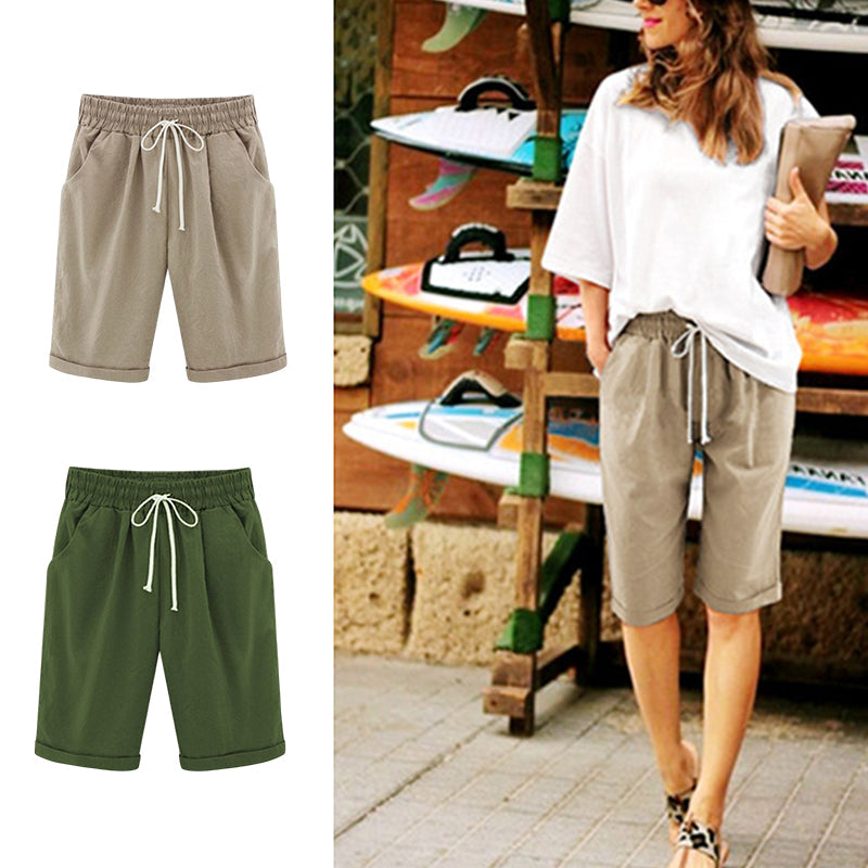 Bequeme Sommer-Freizeitshorts Zweitbild