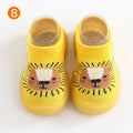 Rutschfeste Babyhausschuhe mit Tiermuster