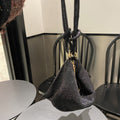 Luxus-Design-Handtasche mit glänzenden Strasssteinen