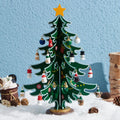 24-Tage-Countdown-Kalender mit Weihnachtsbaum, 24 Ornamenten