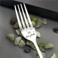 Graviertes Gabelgeschenk