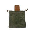 Bushcraft-Tasche aus Leder und Canvas