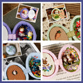 Walnussschale DIY Sternennotizen