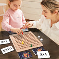 Montessori-Multiplikationsbrettspiel aus Holz