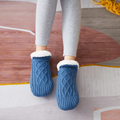Neue Innenbereich-Socken-Hausschuhe aus Webstoff und Samt