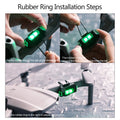 7-Farben-LED-Flugzeug-Blitzlichter und USB-Aufladung