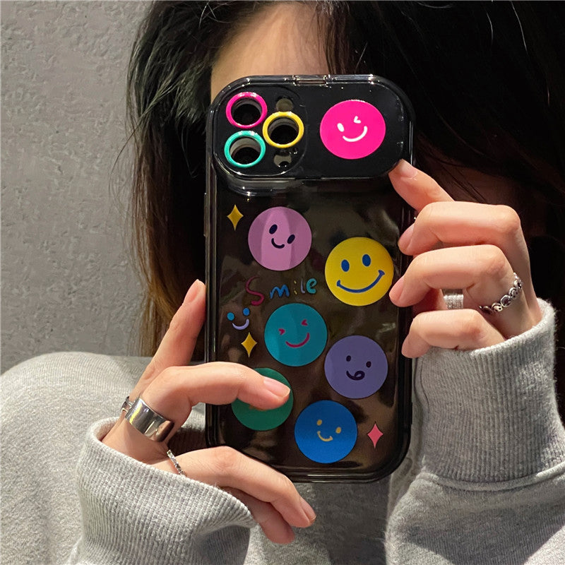 Smiley-Spiegelhalter-Hülle für iPhone