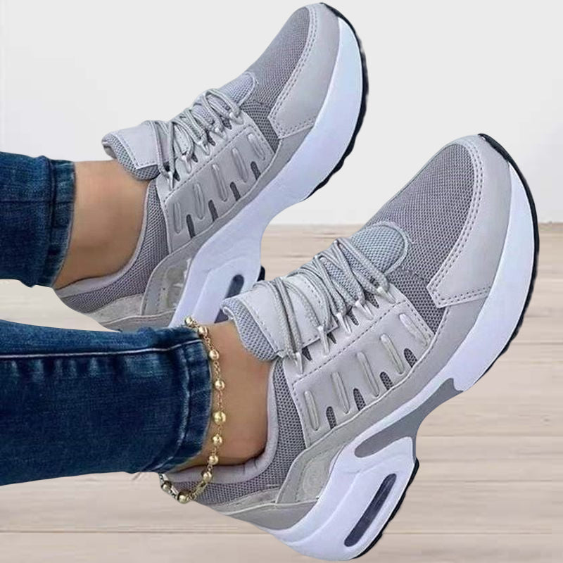 Damen-Schnürschuhe aus Netz Zweitbild