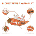 Oster-Happy-Schild-Dekoration