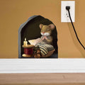 3D-Maus-Wandaufkleber