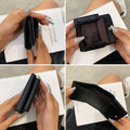 Faltbare kurze Damenbrieftasche