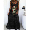 Loses Punk-Schädel-Kleid