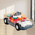 Transparentes Elektroauto-Spielzeug
