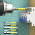 Kreuz- und Schlitzschraubendreher-Bits für Elektriker
